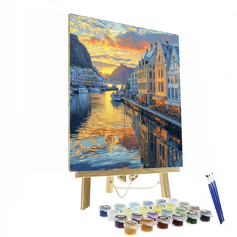 Alesund - Norway Paint By Number