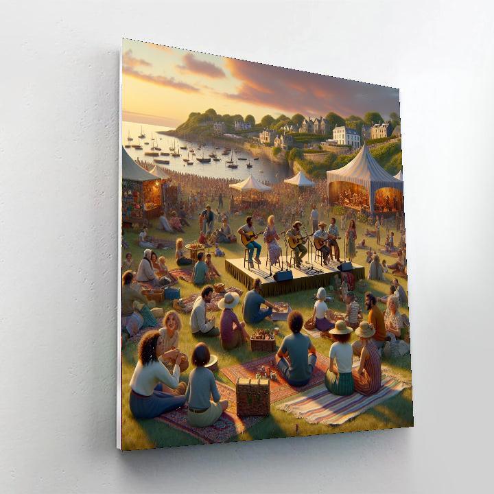 Port Fairy Folk Festival Paint By Numbers Art