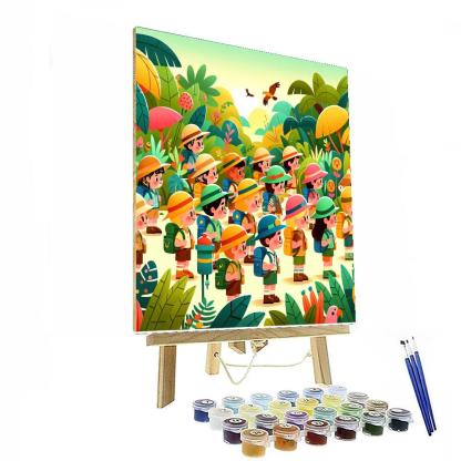Exploring Explorers Painting Number Kit
