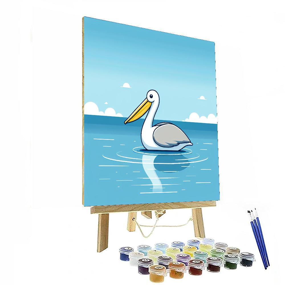 Peaceful Pelican Passage Paint By Color