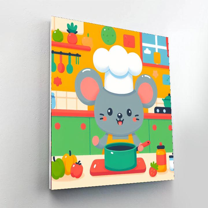 Cheery Little Mouse Numbered Painting Kits