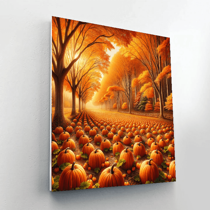 Autumn Harvest Harmony Paint By Number