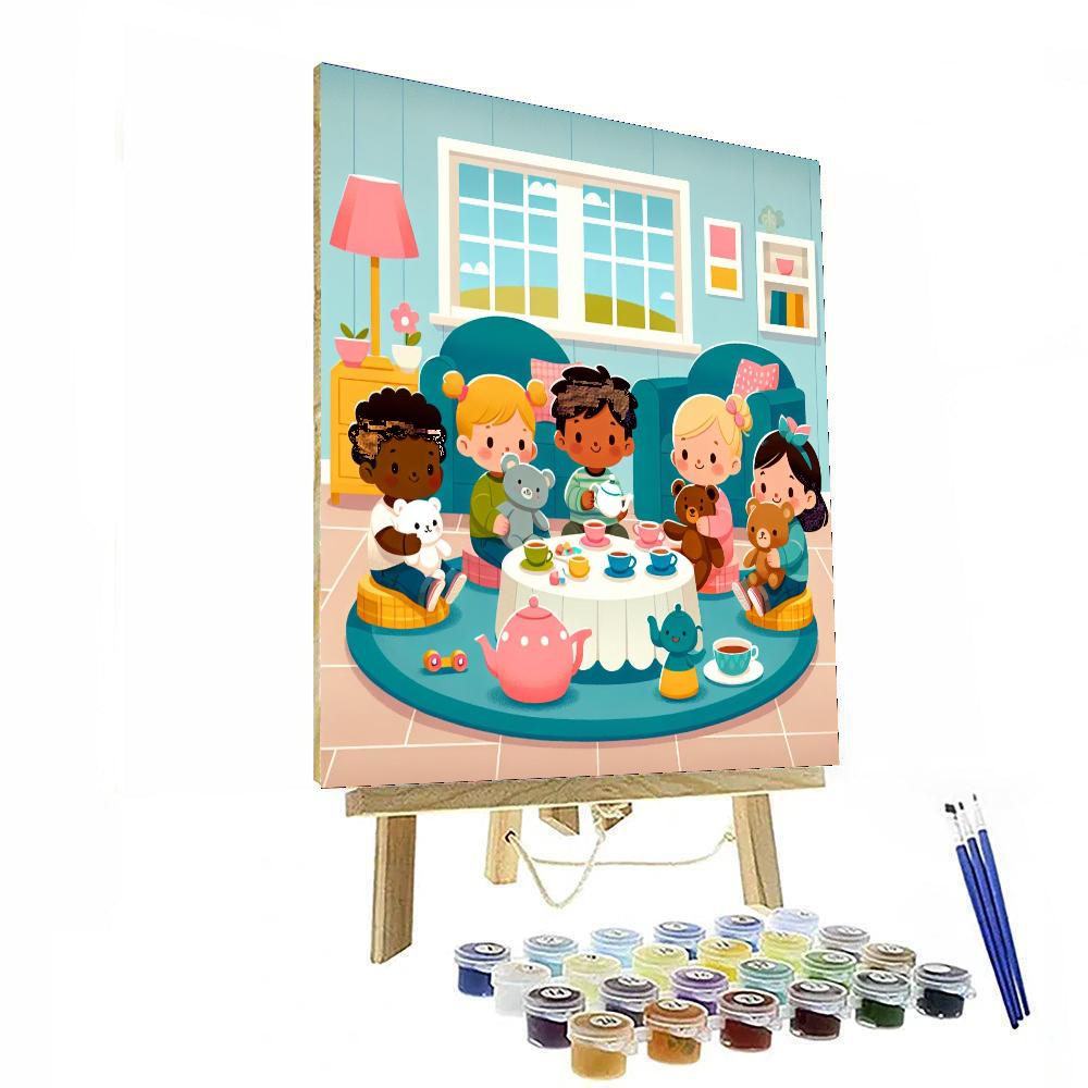 Tiny Tea Time Tales Number Painting