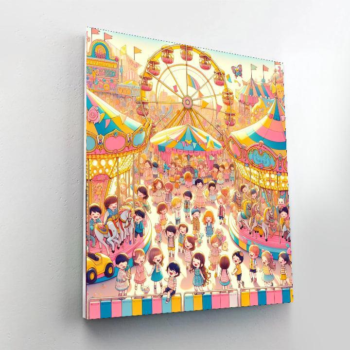 Joyful Children’s Carnival Paint By Numbers