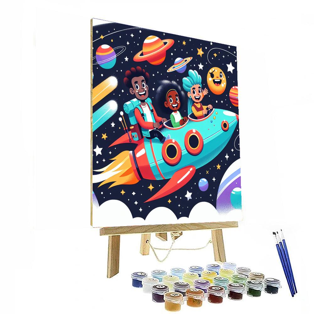 Space Pirates' Quest Numbered Painting Kits