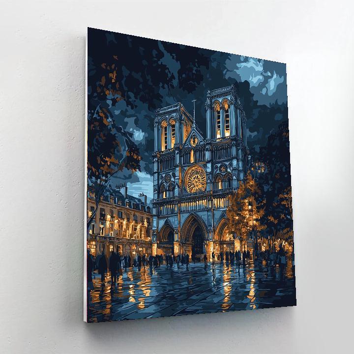 John Piper Inspired Gothic Majesty  Painting By Numbers Kit