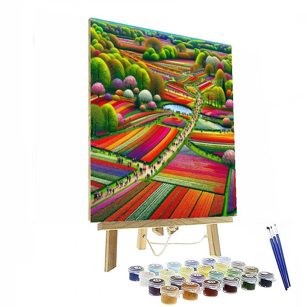 Keukenhof Tulip Festival - Lisse Numbered Painting Kits
