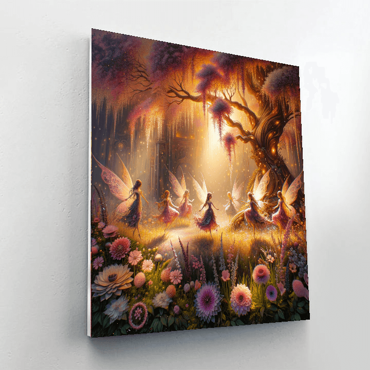 Enchanted Fairy Glade Paint By Color