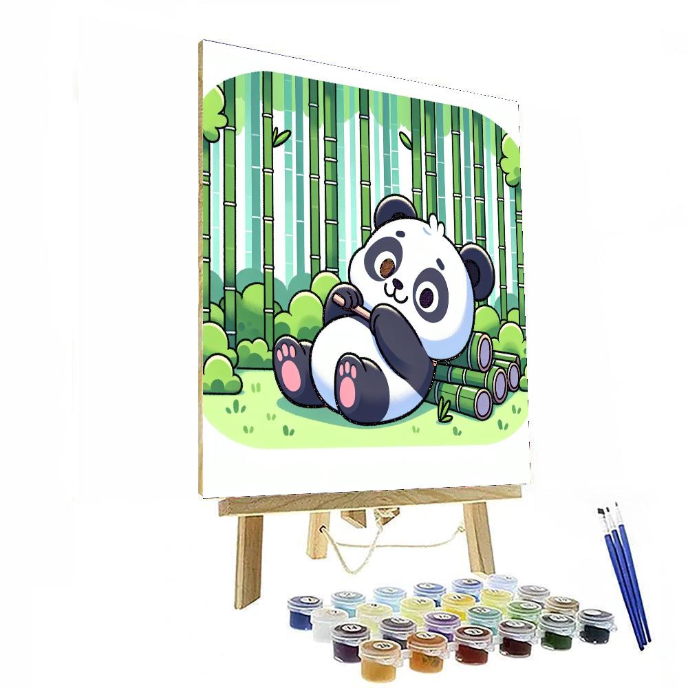 Giant Panda Playground Paint By Numbers