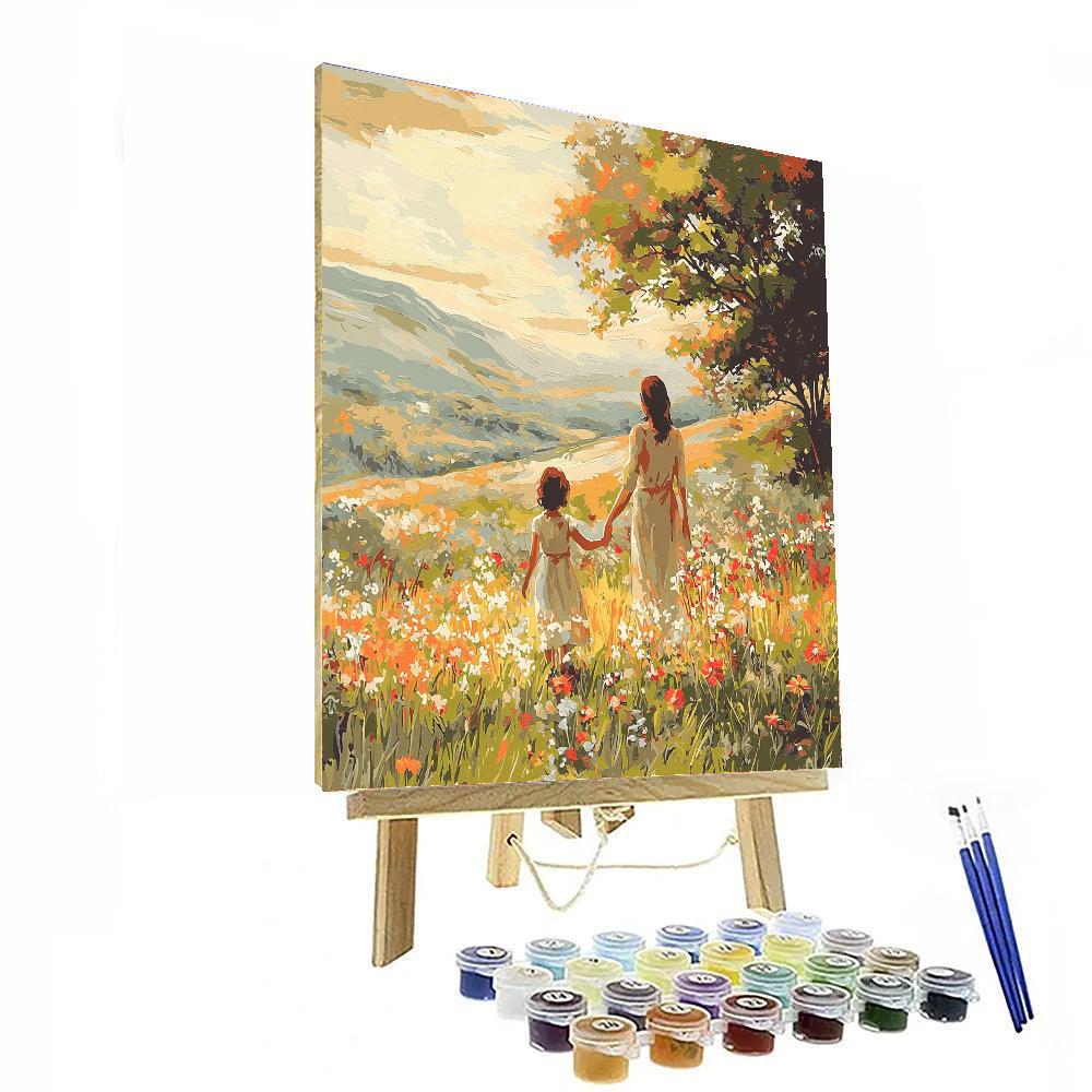 Harmony In A Meadow Paint By Numbers