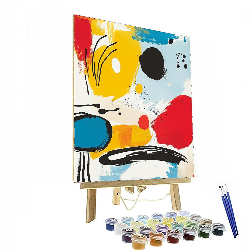 Joan Miró Inspired Dreamy Harmonies  Paint By Numbers Art