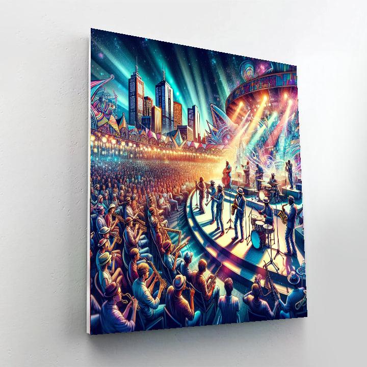 Melbourne International Jazz Festival - Australia Paint By Color