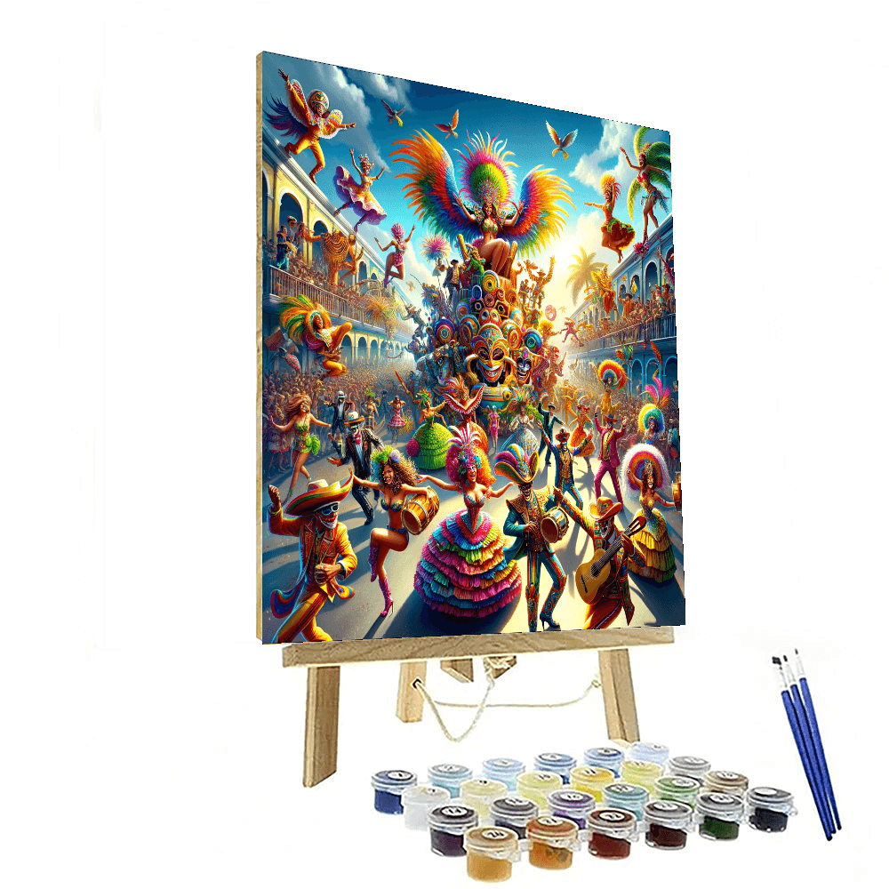 El Carnaval De Barranquilla - Colombia Paint By Numbers