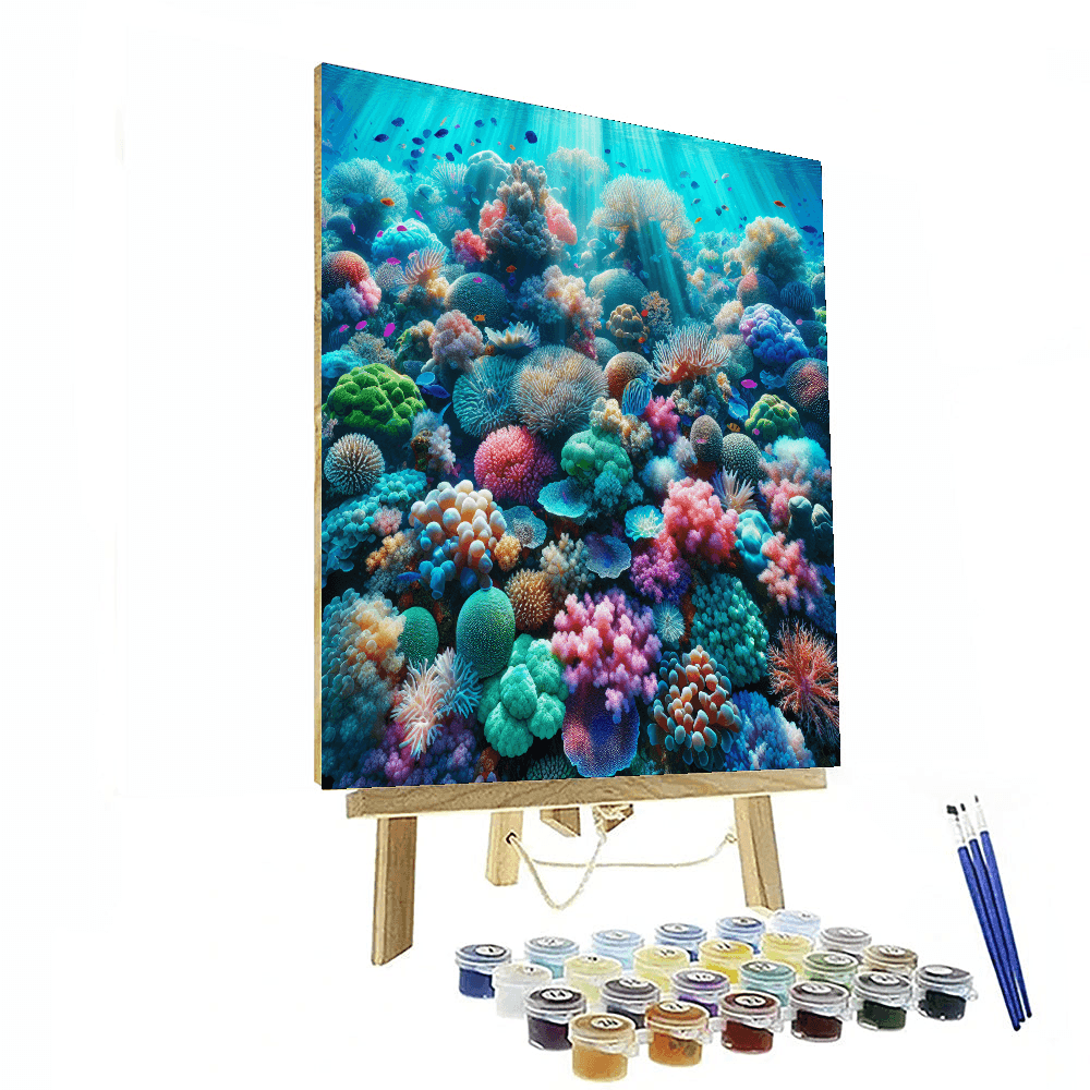 Oceanic Coral Fantasy Number Painting