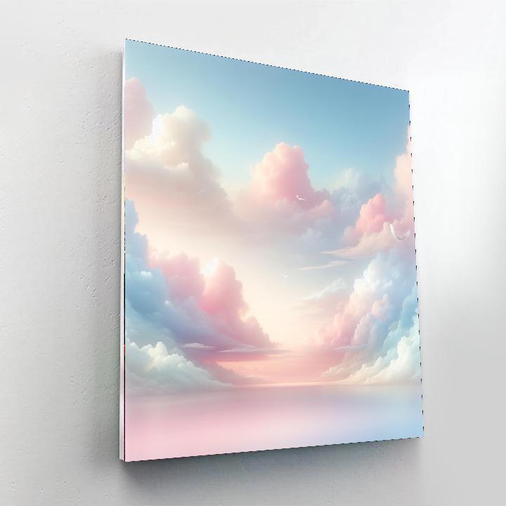 Ethereal Cloud Dreams Number Painting