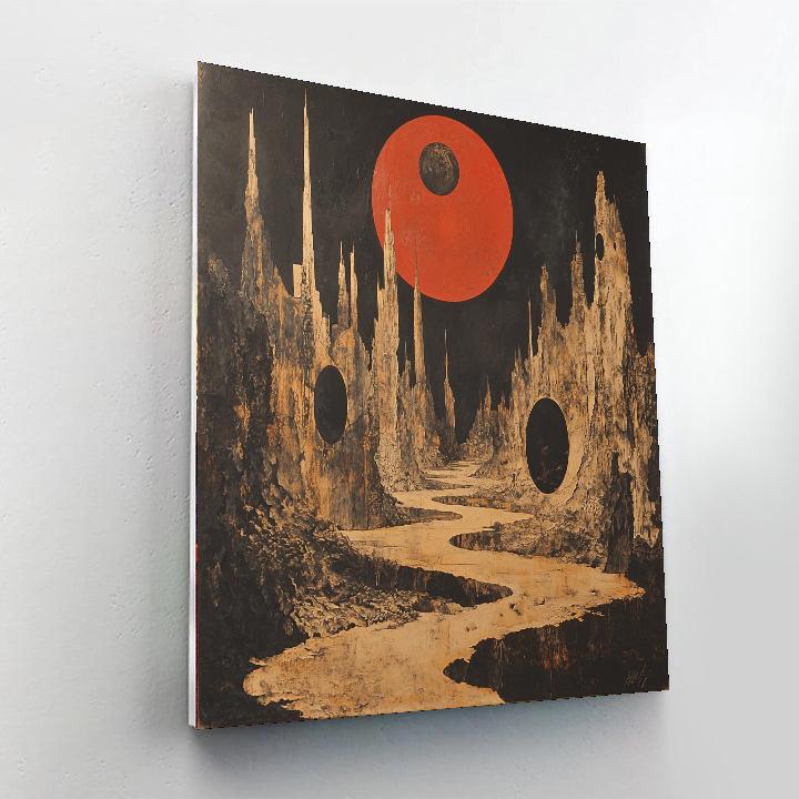 Max Ernst Inspired Serenade Of The Sublime  Paint By Numbers Art
