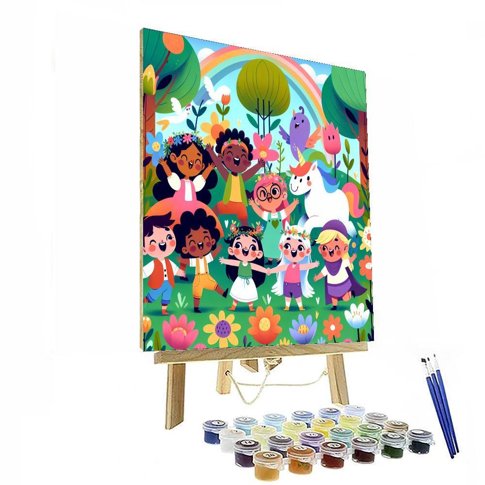 Fun In The Enchanted Forest Paint By Color