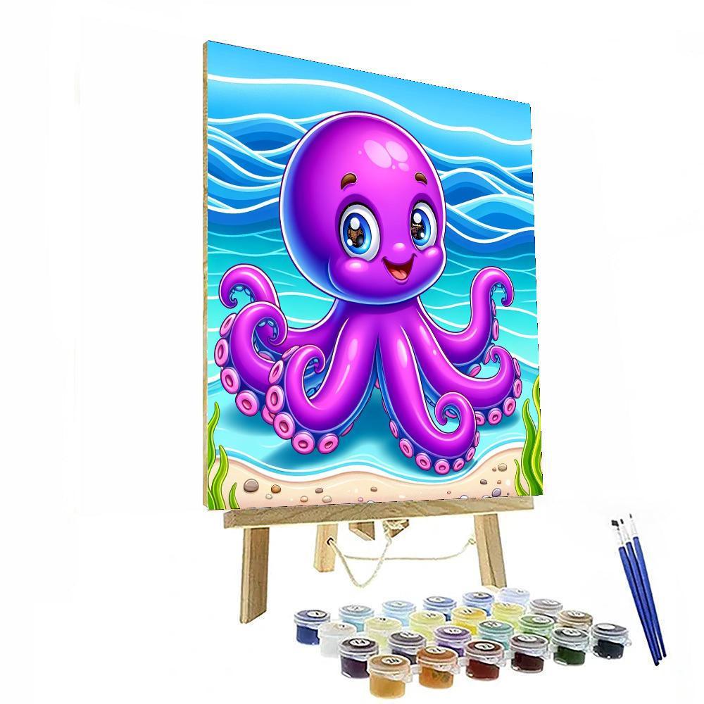 Friendly Octopus Paint By Number