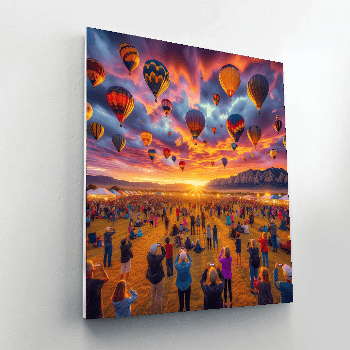 Albuquerque International Balloon Fiesta - Albuquerque, Usa Painting Number Kit