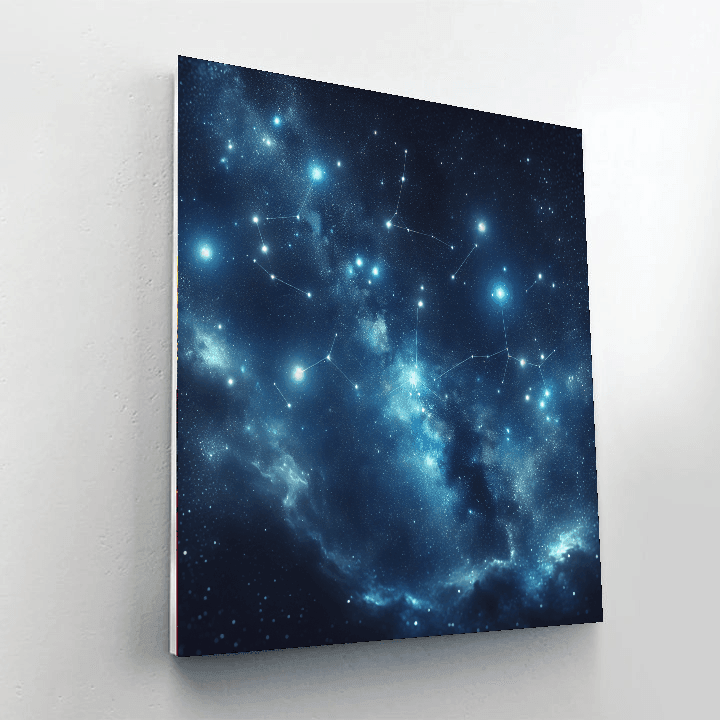 Majestic Night Sky Constellations Paint By Color