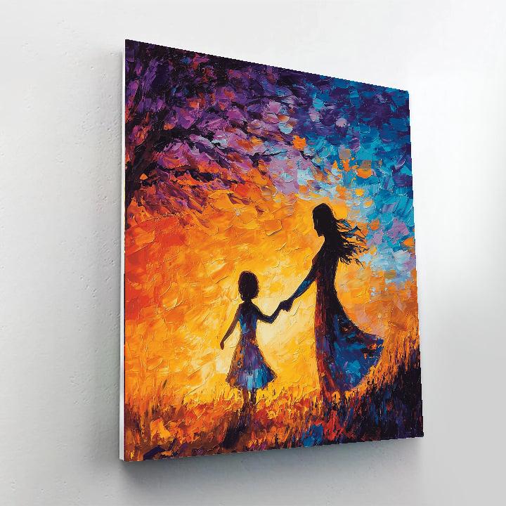 Endearing Silhouettes Numbered Painting Kits