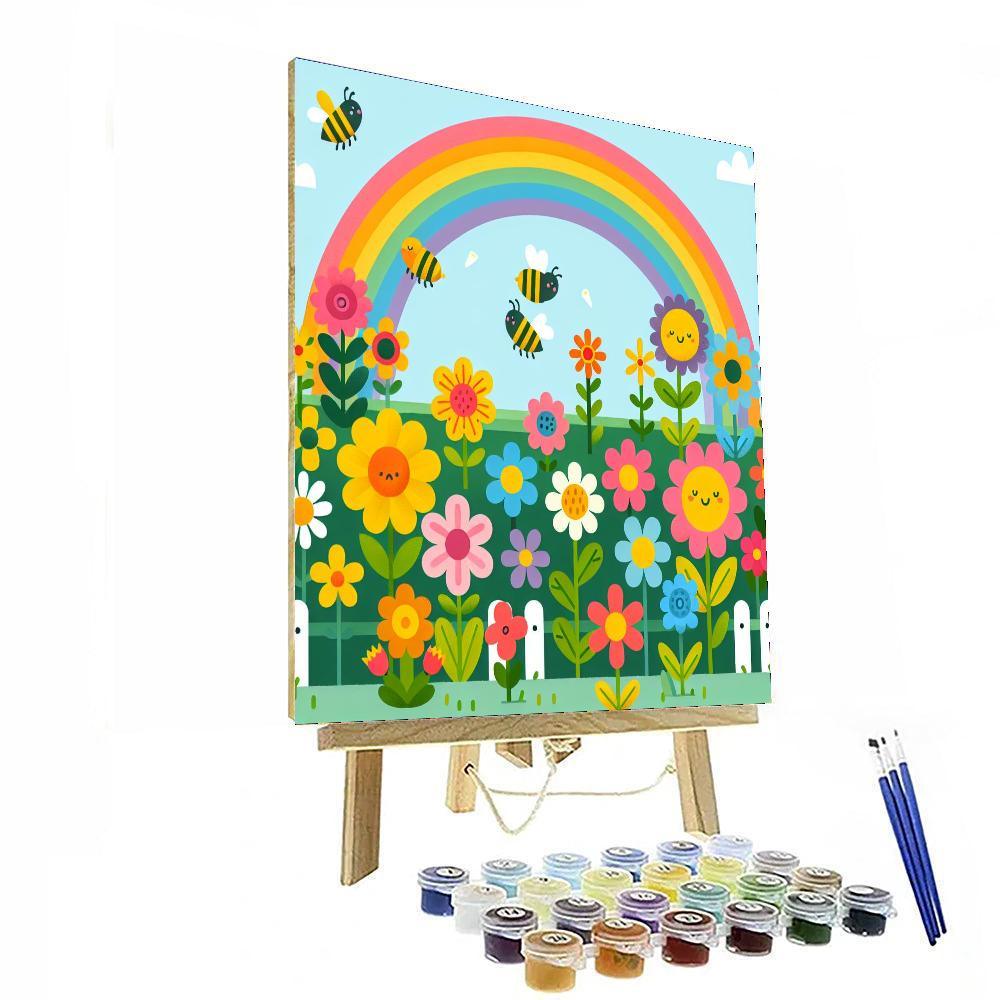 Rainbow Garden Parade Paint By Numbers Kits