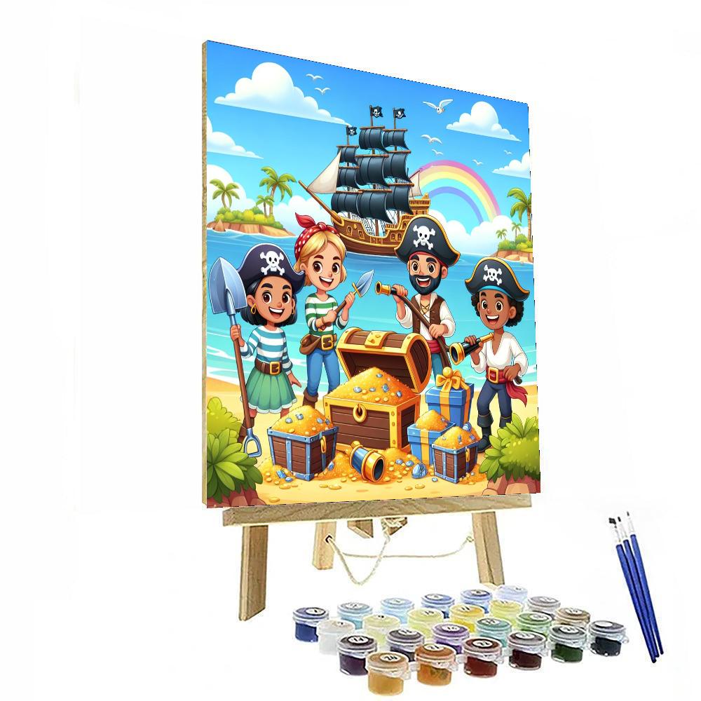 Fantastic Pirate Adventure Number Painting