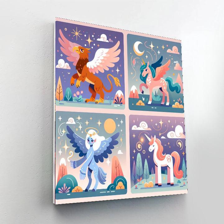 Fantastic Mythical Adventures Painting By Numbers Kit