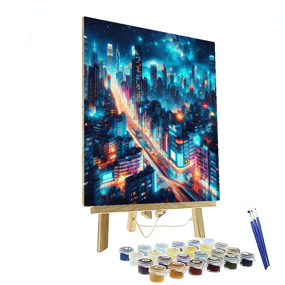 Vibrant Urban Nights - DIY Painting By Numbers Kit – Artistry Rack
