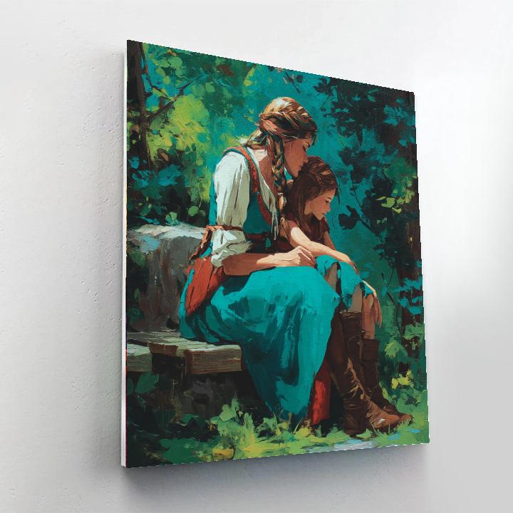 Mom's Comforting Presence Painting Number Kit