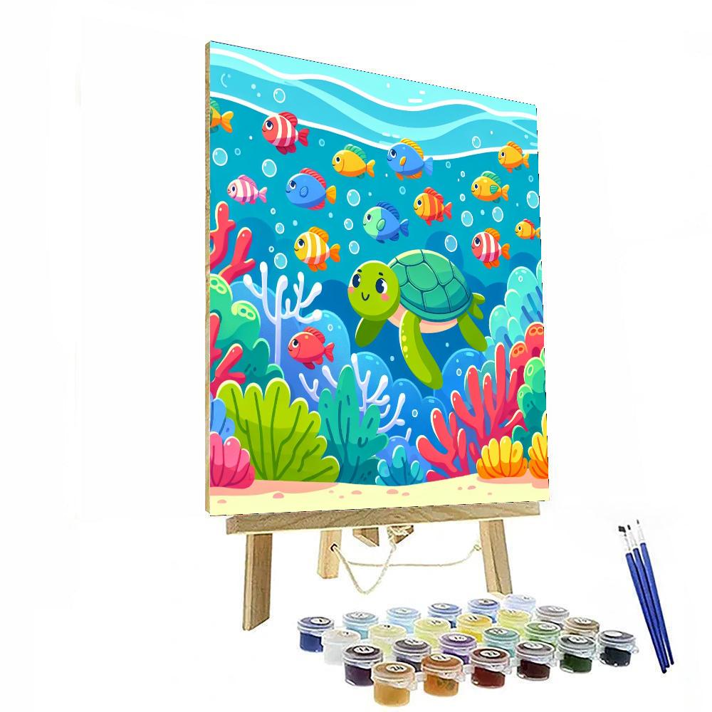 Mysterious Undersea Kingdom Painting Number Kit
