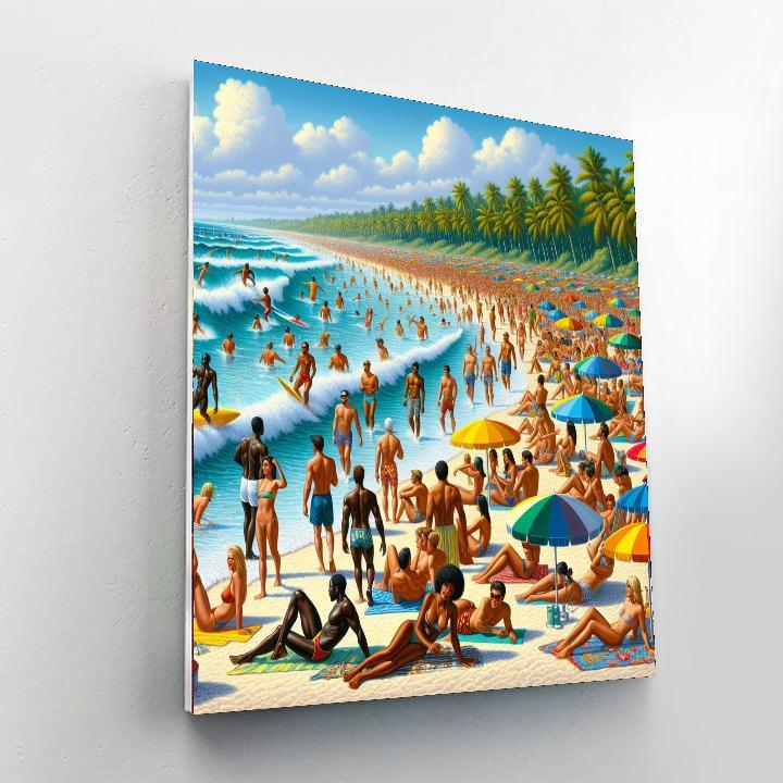 Charming Beach Bliss Numbered Painting Kits