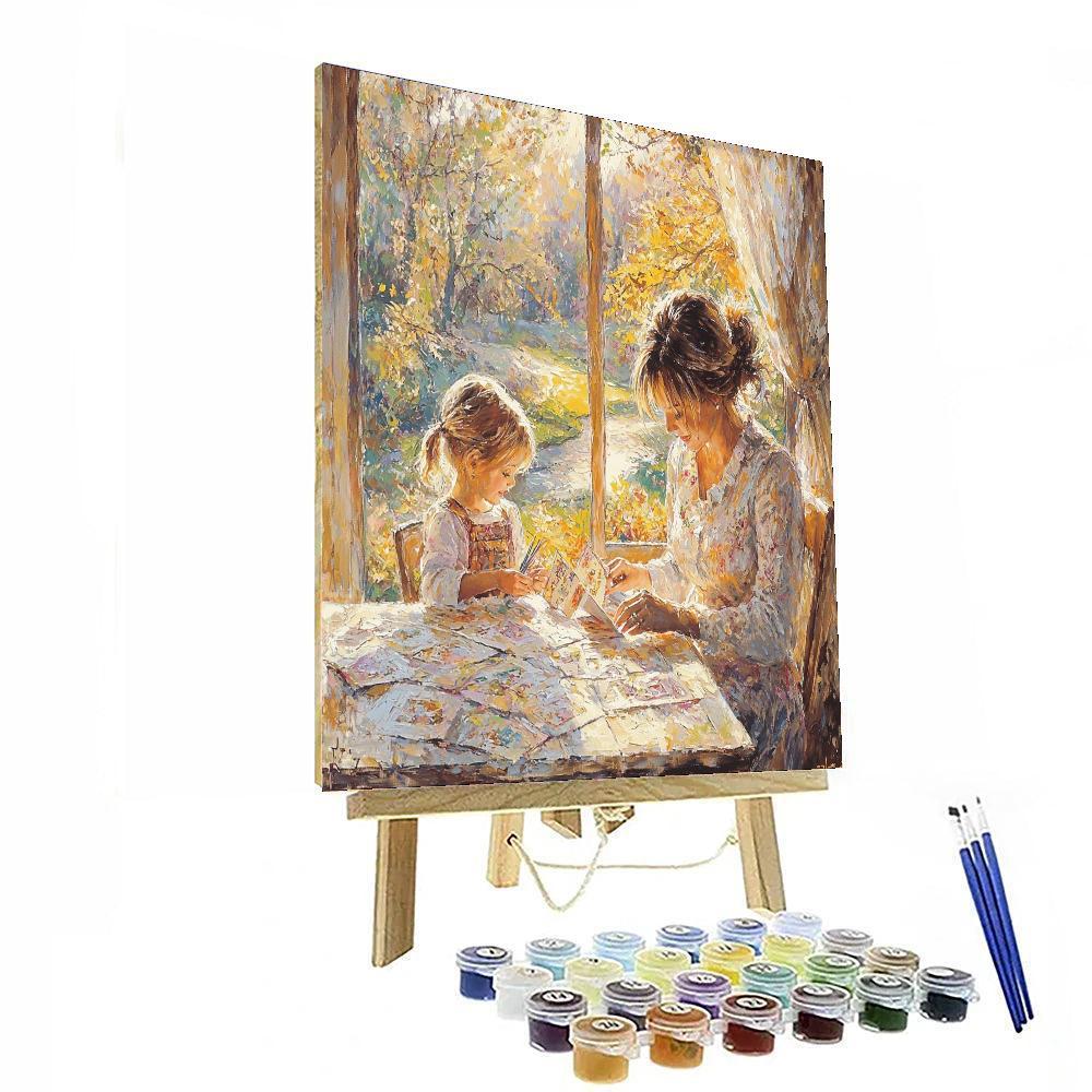 The Love Between Us Number Painting