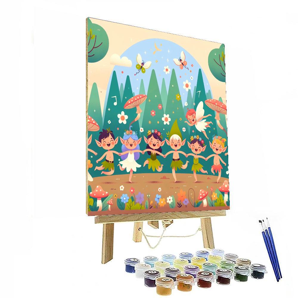 Woodland Pixie Party Paint By Numbers