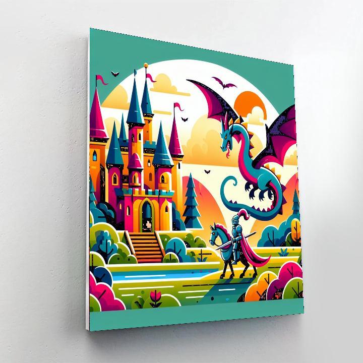 Fantasy Castles Paint By Numbers Kits
