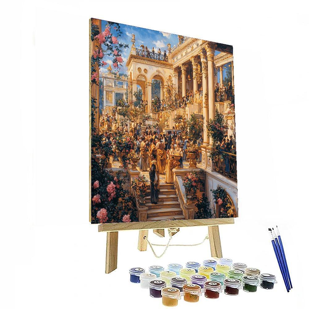 Alma-Tadema Inspired Alma-Tadema's Roman Celebration  Number Painting