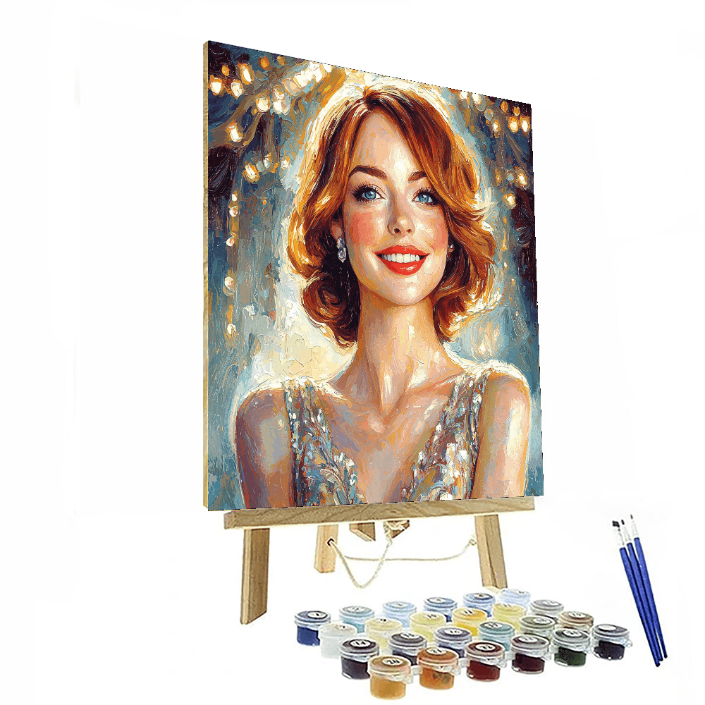 Emma Stone: The Artistry Of A La La Land Muse Painting By Numbers Kit