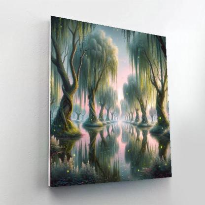 Enchanted Willow Grove Paint By Numbers Art