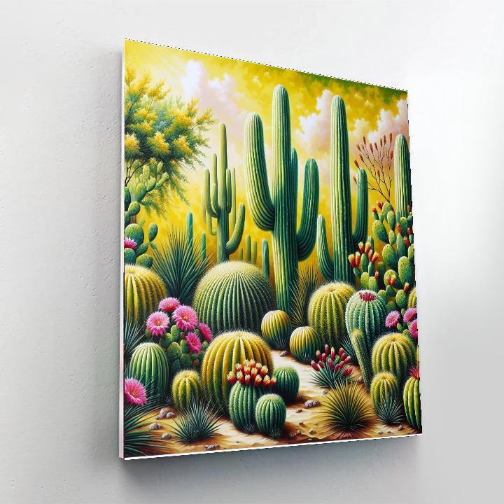 Cactus Paradise Paint By Numbers