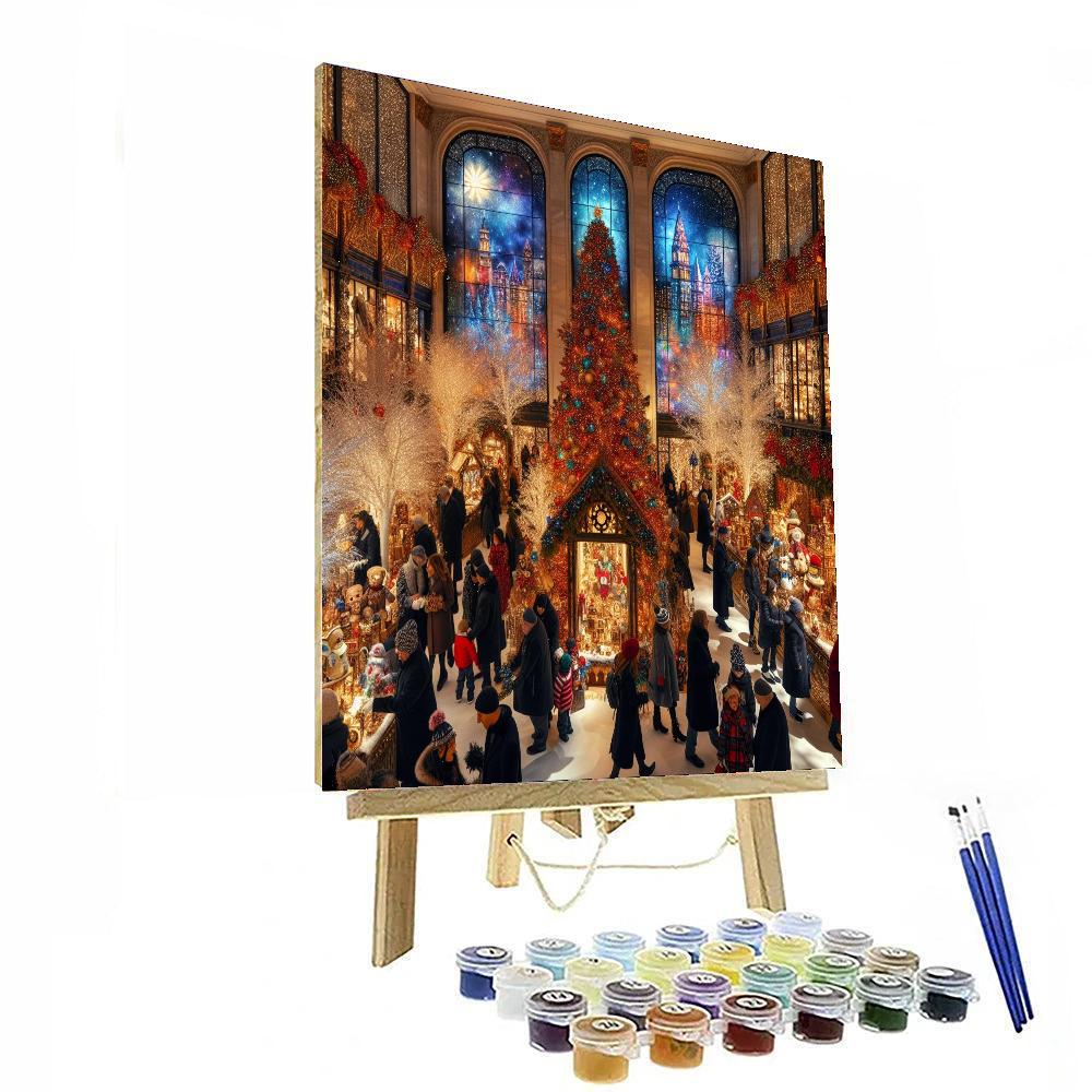 Harrods Christmas Festival Paint By Numbers Kits