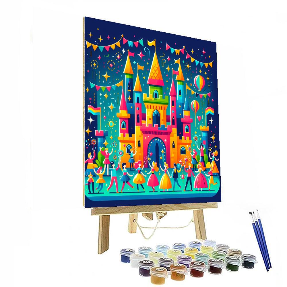 Castle Magic Festivities Painting By Numbers Kit