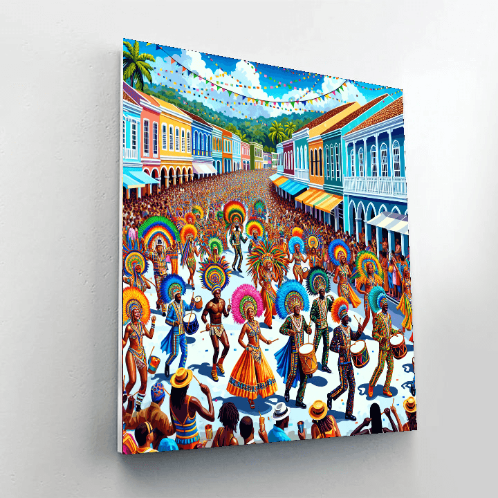 Junkanoo - Bahamas Paint By Color
