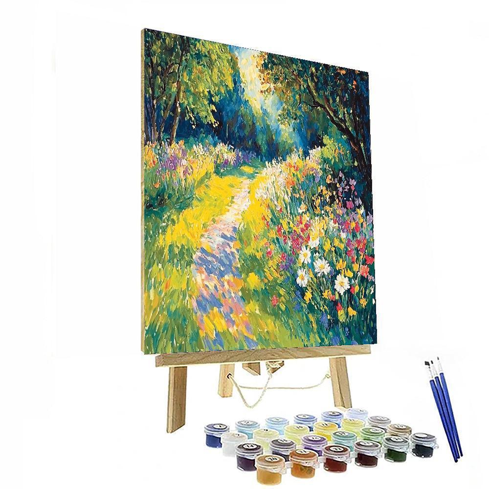 Berthe Morisot Inspired Sunlit Meadow Delight  Paint By Numbers