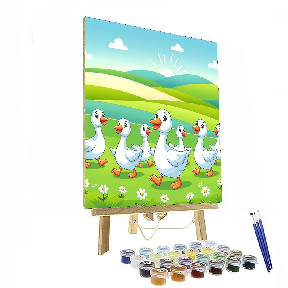 Giggly Goose Parade Paint By Numbers