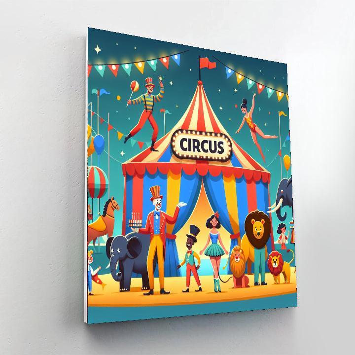 Circus Big Top Bonanza Paint By Number