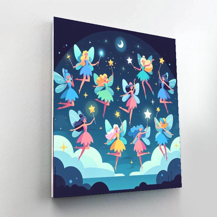 Funky Fairyland Painting Number Kit