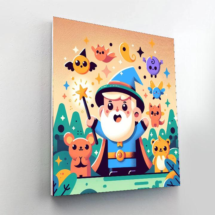 Wonderland Wizard Paint By Numbers Art