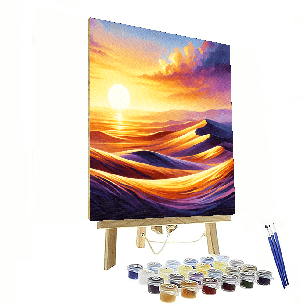 Soothing Desert Dunes Painting By Numbers Kit