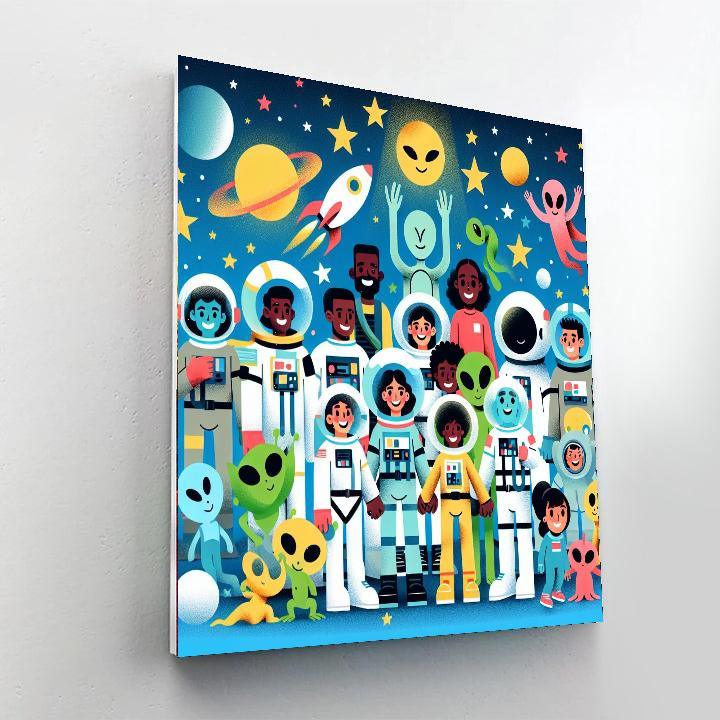 Cosmic Adventure Playground Numbered Painting Kits