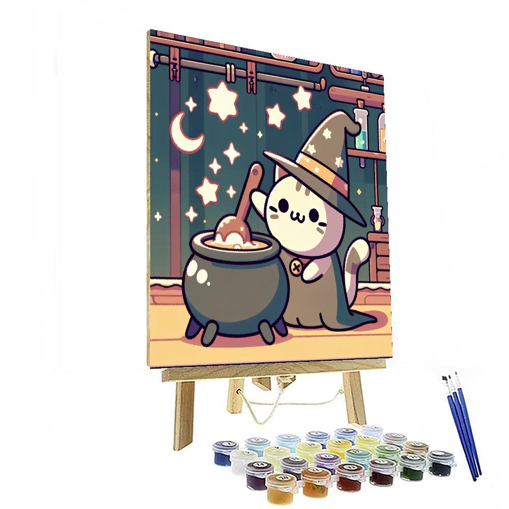 Whiskered Wizardry Workshop Numbered Painting Kits